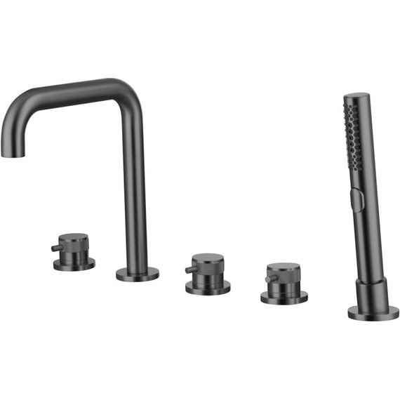 Смеситель для ванны Allen Brau Priority 5.31007-MG, графит - фото 