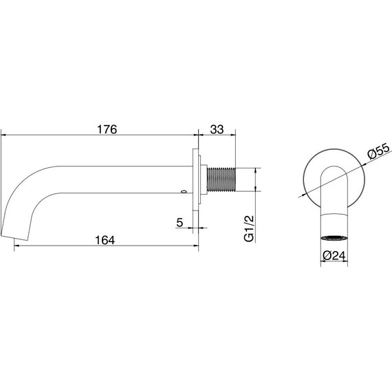 Излив для ванны Allen Brau Priority 5.31018-00 - фото 5