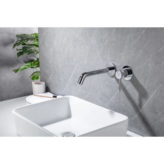 Смеситель для раковины настенный Allen Brau Priority 5.31030-00 (со скрытой частью) - фото 10