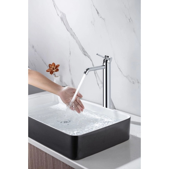 Смеситель для раковины высокий Allen Brau Priority 5.31A02-00 - фото 5