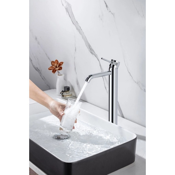 Смеситель для раковины высокий Allen Brau Priority 5.31A02-00 - фото 8