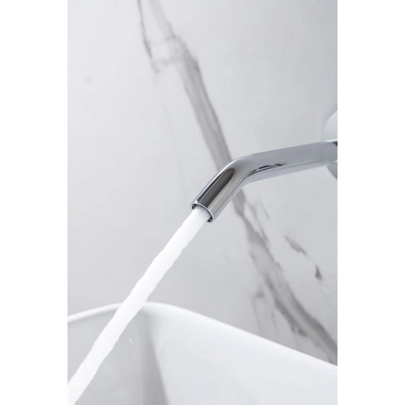 Смеситель для раковины настенный Allen Brau Priority 5.31A03-00 (со скрытой частью) - фото 9