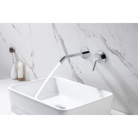 Смеситель для раковины настенный Allen Brau Priority 5.31A03-00 (со скрытой частью) - фото 7