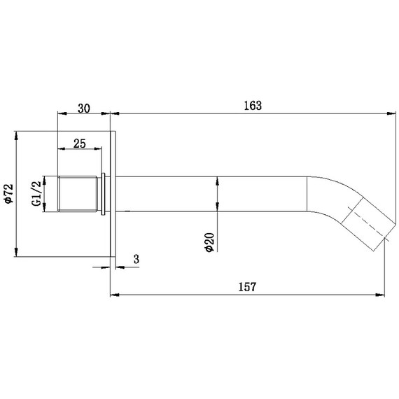Излив для ванны Allen Brau Priority 5.31A18-BN, никель - фото 4
