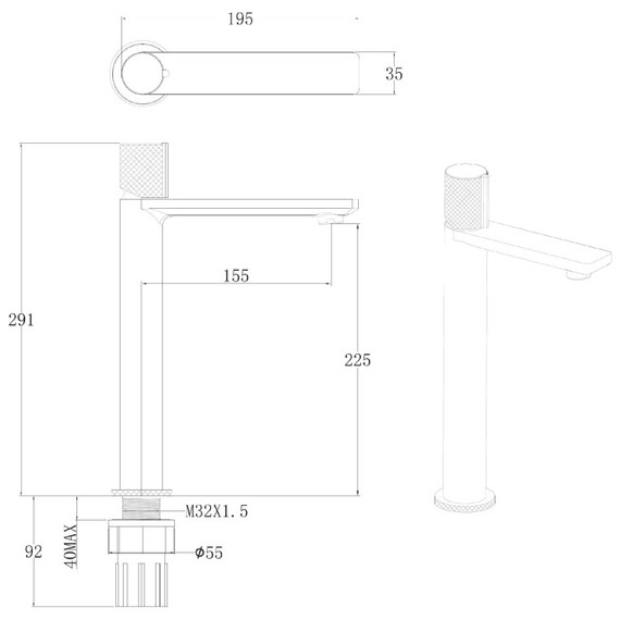 Смеситель для раковины Allen Brau Liberty 5.33002-00 - фото 15