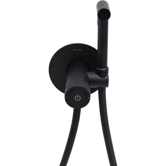 Набор для гигиенического душа Allen Brau Liberty 5.33005-31 (со скрытой частью) чёрный матовый - фото 4