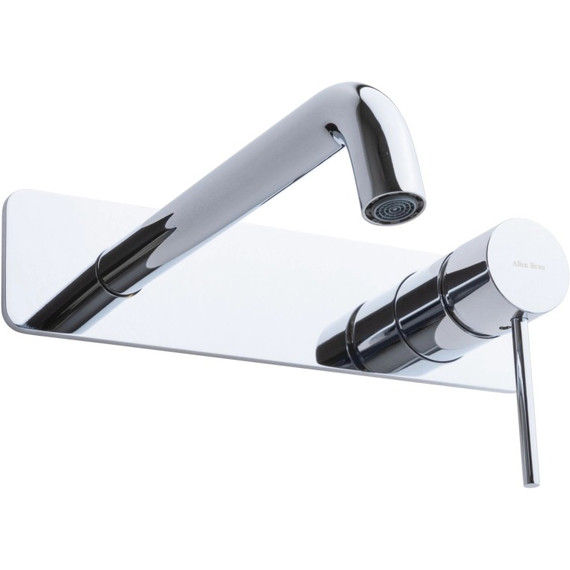 Смеситель для раковины настенный Allen Brau Glority 5.51004-00 (со скрытой частью) - фото 4