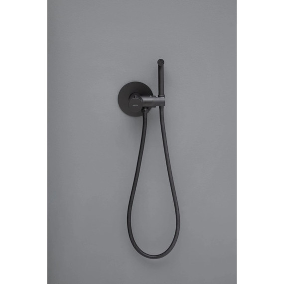Набор для гигиенического душа с термостатом Allen Brau Thermo Rund 5.60001-31, чёрный матовый - фото 4