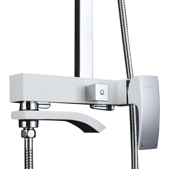 Душевая стойка Gappo Jacob G2407-8, белый/хром - фото 2