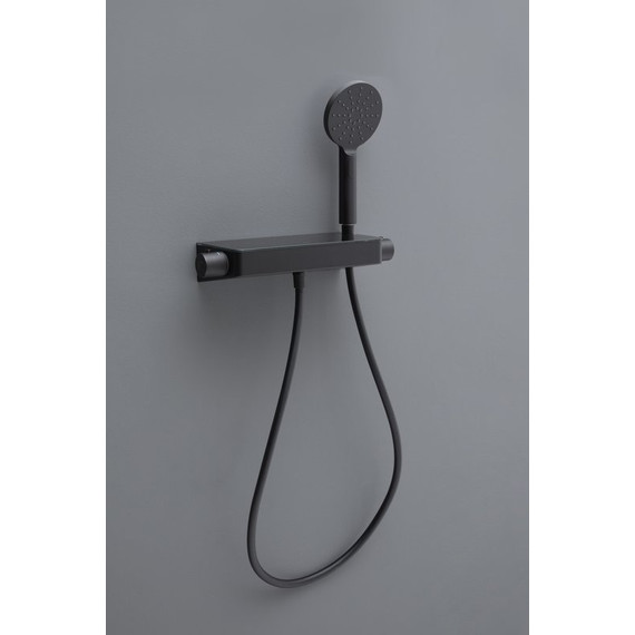 Смеситель для душа с термостатом Allen Brau Fantasy 5.11002-31, чёрный матовый - фото 2