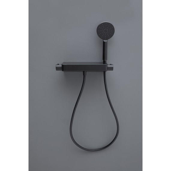 Смеситель для душа с термостатом Allen Brau Fantasy 5.11002-31, чёрный матовый - фото 3
