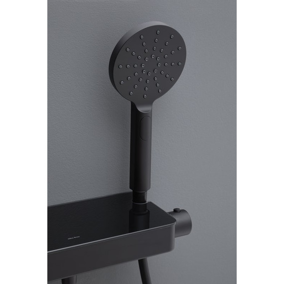 Смеситель для душа с термостатом Allen Brau Fantasy 5.11002-31, чёрный матовый - фото 5