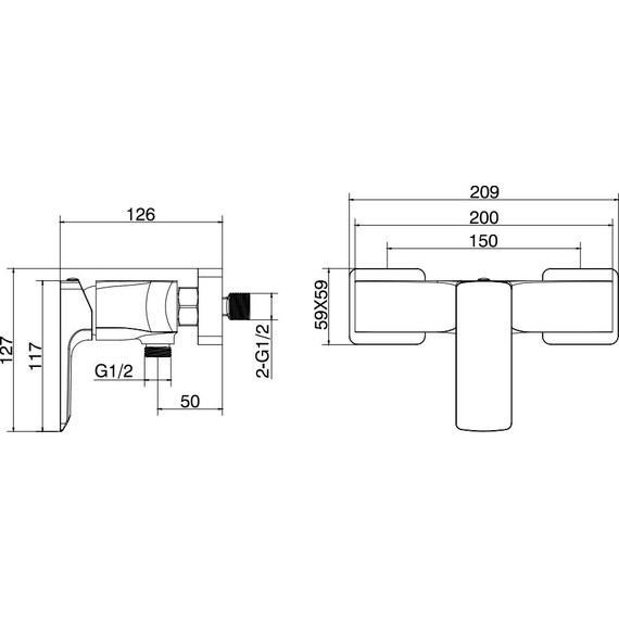 Смеситель для душа Allen Brau Infinity 5.21010-31, чёрный матовый - фото 7
