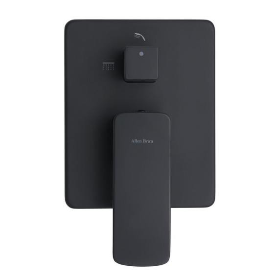 Смеситель для душа Allen Brau Infinity X2 5.21014-31 (со скрытой частью) чёрный матовый - фото 2