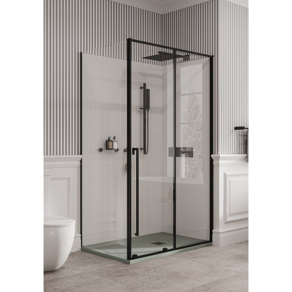 Верхний душ Allen Brau Infinity 250х250 мм 5.21019-31, чёрный матовый - фото 6