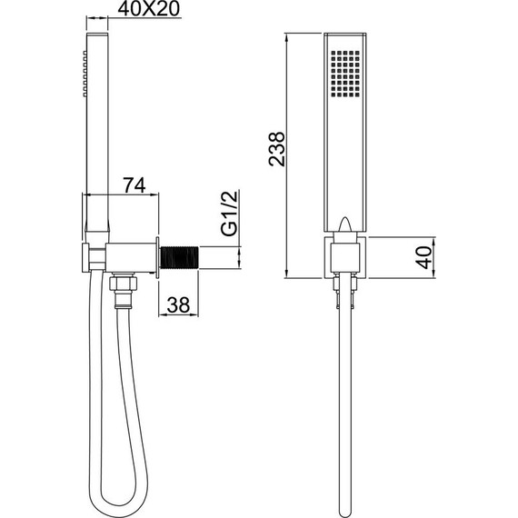 Душевой гарнитур Allen Brau Infinity 5.21021-00 - фото 5