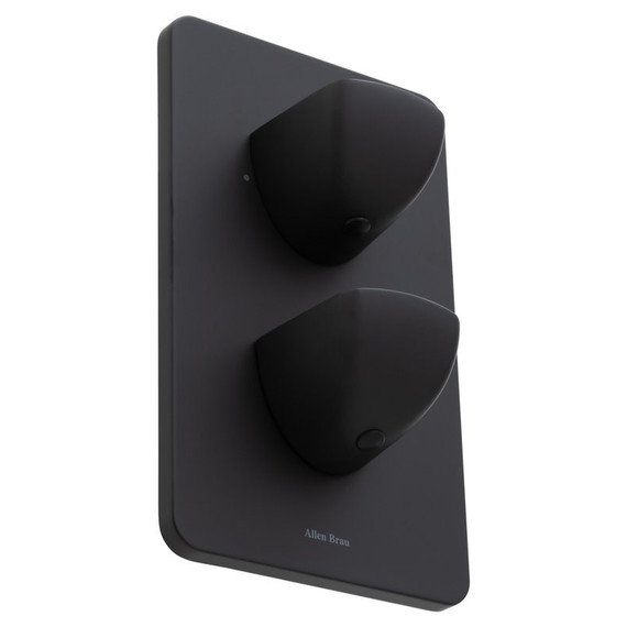 Смеситель для ванны с термостатом Allen Brau Infinity 5.21216-31 (со скрытой частью) чёрный матовый - фото 3