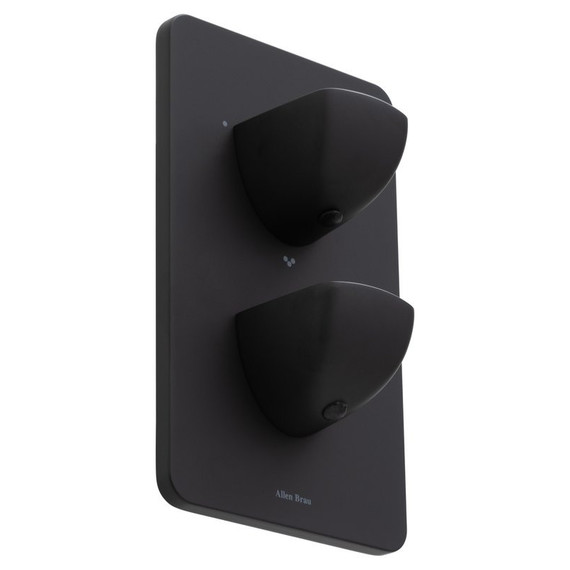 Смеситель для ванны с термостатом Allen Brau Infinity 5.21316-31 (со скрытой частью) чёрный матовый - фото 3