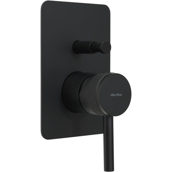 Смеситель для душа Allen Brau Priority X2 5.31011-31 (со скрытой частью) чёрный матовый - фото 
