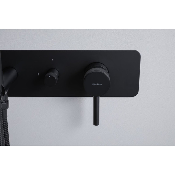 Смеситель для ванны Allen Brau Priority 5.31A05-31 (со скрытой частью) чёрный матовый - фото 14