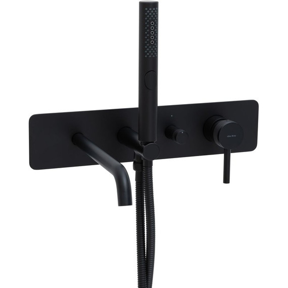 Смеситель для ванны Allen Brau Priority 5.31A05-31 (со скрытой частью) чёрный матовый - фото 5