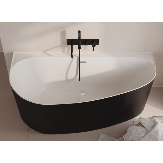 Смеситель для ванны Allen Brau Priority 5.31A05-31 (со скрытой частью) чёрный матовый - фото 16