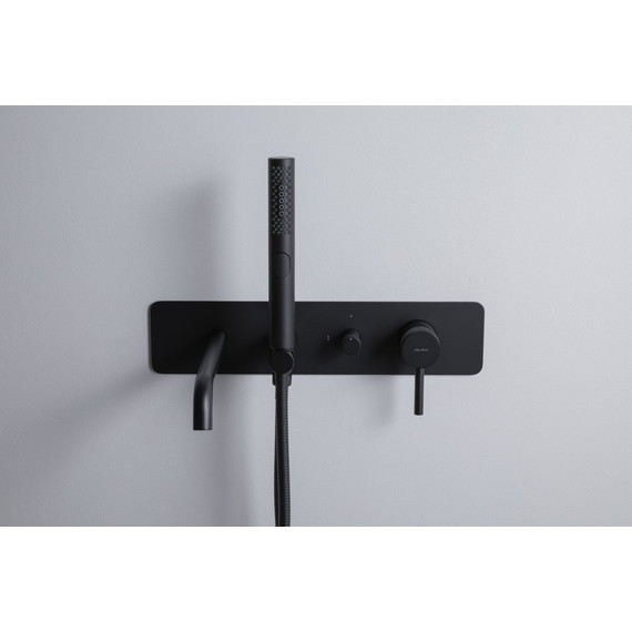 Смеситель для ванны Allen Brau Priority 5.31A05-31 (со скрытой частью) чёрный матовый - фото 9