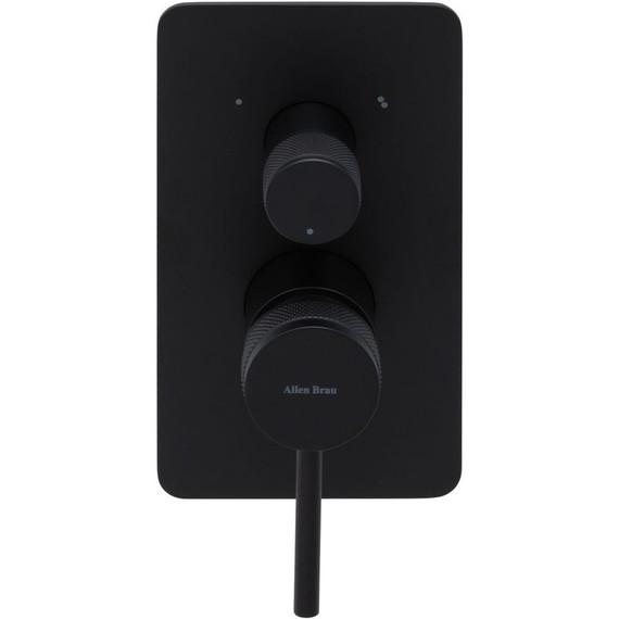 Смеситель для ванны Allen Brau Priority 5.31A11-31 (со скрытой частью) чёрный матовый - фото 2