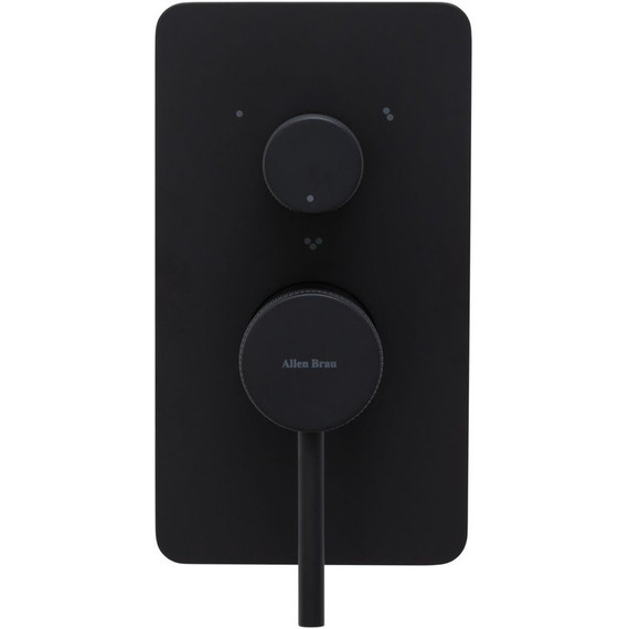 Смеситель для ванны Allen Brau Priority 5.31A11-31 (со скрытой частью) чёрный матовый - фото 4