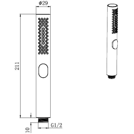Ручной душ Allen Brau Priority 5.31A20-BN, никель - фото 3