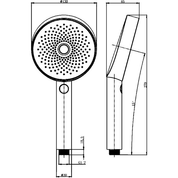 Ручной душ Allen Brau Priority 5.31B20-MG, графит - фото 7