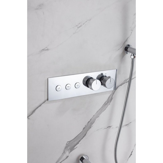 Смеситель для душа с термостатом Allen Brau Liberty 5.33003-00 (со скрытой частью) - фото 5