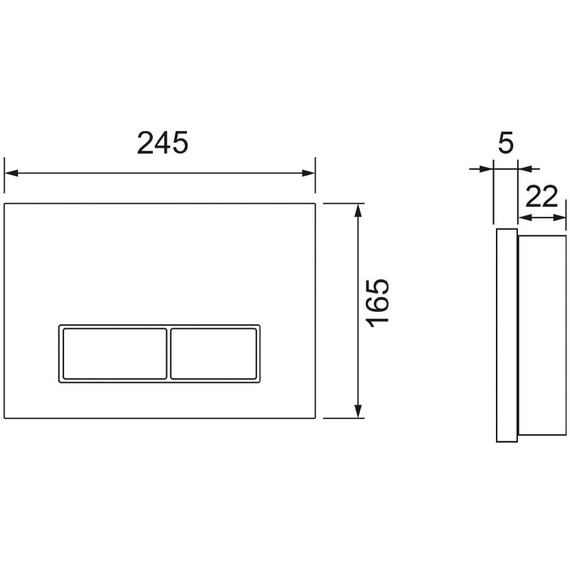 Кнопка смыва TECEspring S S240511, gold PVD - фото 2