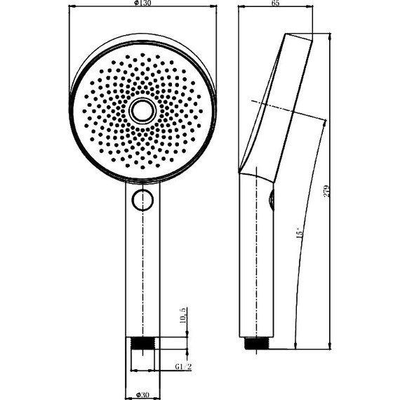 Ручной душ Allen Brau Priority 5.31B20-BN, никель - фото 5