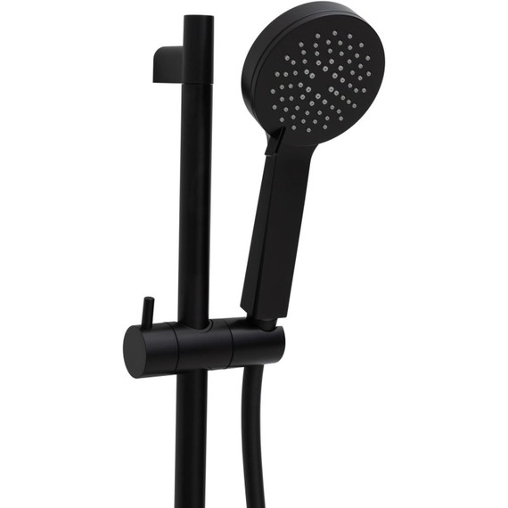 Душевой гарнитур Allen Brau Eclipse 5.E1008-31, чёрный матовый - фото 3