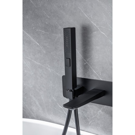 Смеситель для ванны Allen Brau Infinity 5.21007-31 (со скрытой частью) чёрный матовый - фото 14