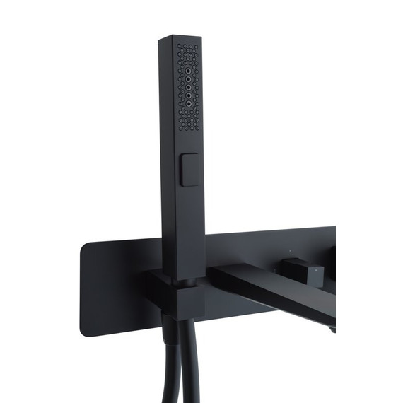 Смеситель для ванны Allen Brau Infinity 5.21007-31 (со скрытой частью) чёрный матовый - фото 3