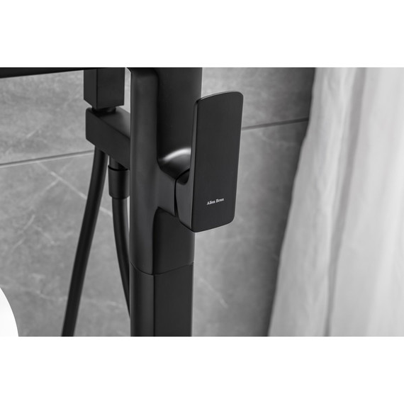 Смеситель для ванны Allen Brau Infinity 5.21009-31 (со скрытой частью) чёрный матовый - фото 11