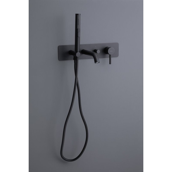 Смеситель для ванны Allen Brau Priority 5.31006-31 (со скрытой частью) чёрный матовый - фото 4