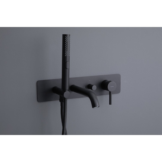 Смеситель для ванны Allen Brau Priority 5.31006-31 (со скрытой частью) чёрный матовый - фото 6