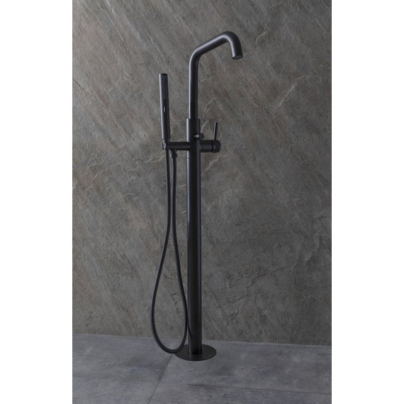 Смеситель для ванны Allen Brau Priority 5.31008-31 (со скрытой частью) чёрный матовый - фото 6