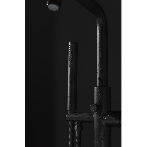 Смеситель для ванны Allen Brau Priority 5.31008-31 (со скрытой частью) чёрный матовый - фото 8