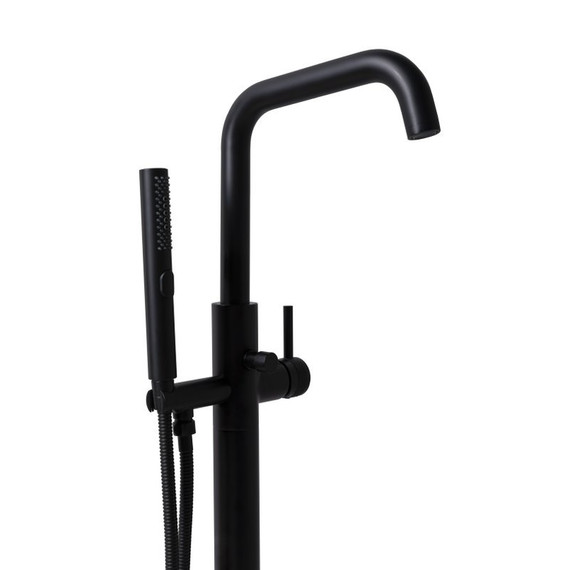 Смеситель для ванны Allen Brau Priority 5.31008-31 (со скрытой частью) чёрный матовый - фото 3