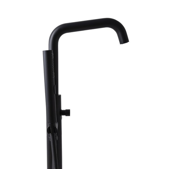 Смеситель для ванны Allen Brau Priority 5.31008-31 (со скрытой частью) чёрный матовый - фото 4