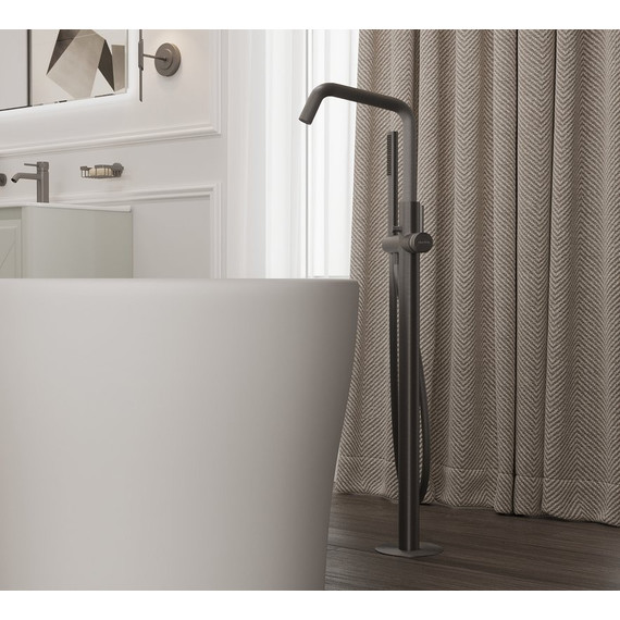 Смеситель для ванны Allen Brau Priority 5.31008-MG (со скрытой частью) графит - фото 2