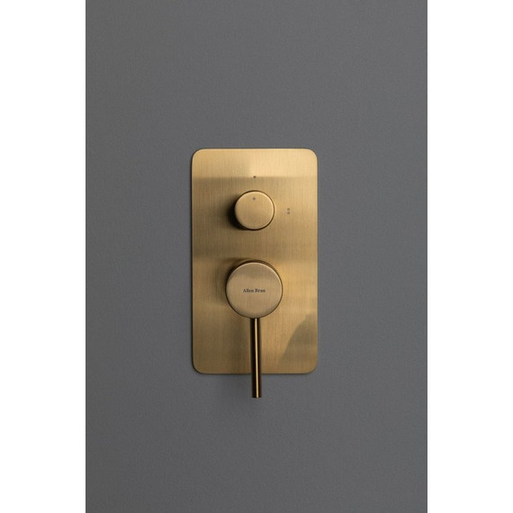 Смеситель для душа Allen Brau Priority 5.31011-GB (со скрытой частью) золото - фото 5