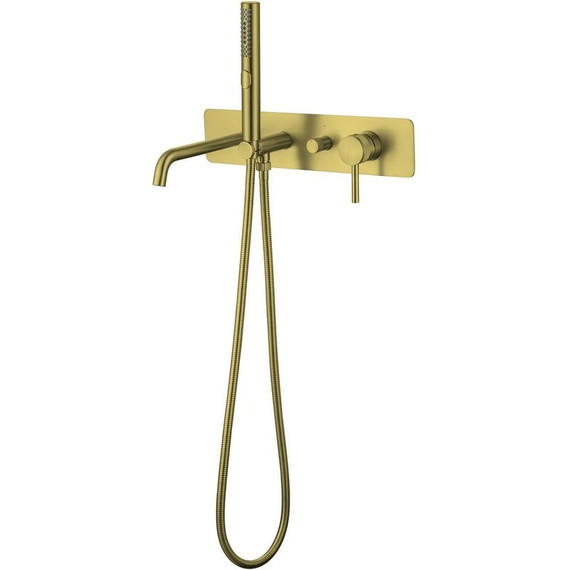 Смеситель для ванны Allen Brau Priority 5.31A05-GB (со скрытой частью) золото - фото 