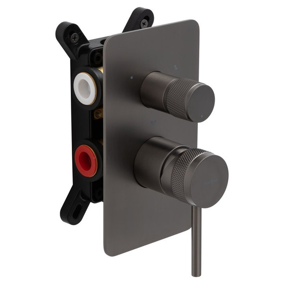 Смеситель для ванны Allen Brau Priority 5.31A11-MG (со скрытой частью) графит - фото 4