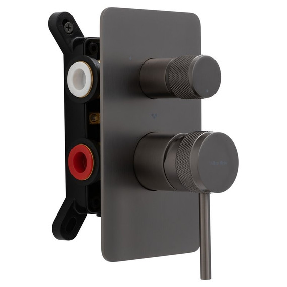 Смеситель для ванны Allen Brau Priority 5.31A11-MG (со скрытой частью) графит - фото 5