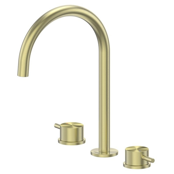 Смеситель для раковины ABBER Wasser Kreis 316 AF8108BG-M, золото брашированное - фото 